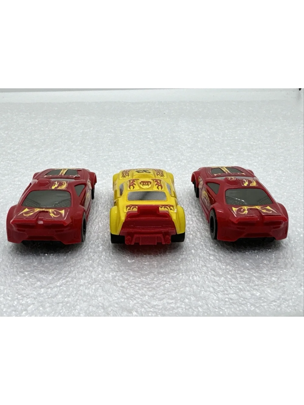 Lot Of 3 MATTEL HOT WHEELS Pull Back Race Cars GENERAL MILLS Cereal Toy 2011